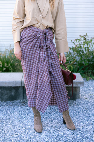 Scarlet Skirt Burgundy