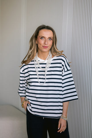 Virelle T-shirt Black and White