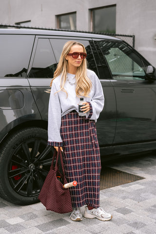 Vireon Checked Fold Up Sweatshirt