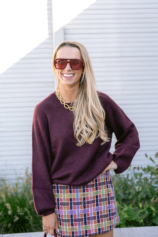 Vispana Knit Burgundy