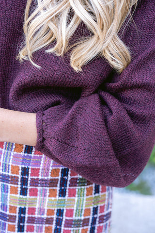 Vispana Knit Burgundy
