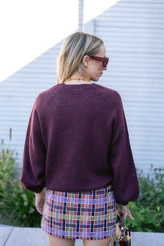 Vispana Knit Burgundy