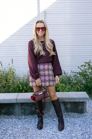 Vispana Knit Burgundy