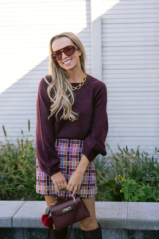 Vispana Knit Burgundy