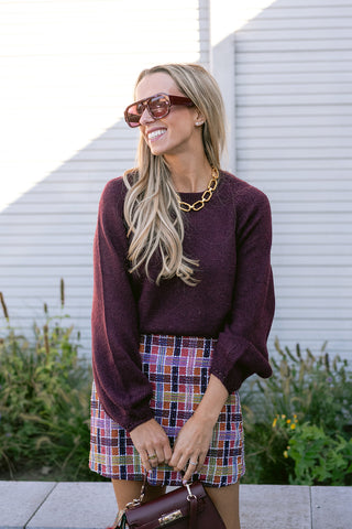 Vispana Knit Burgundy