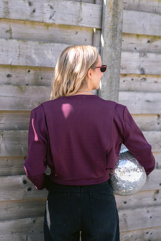 Vispana Knit Burgundy