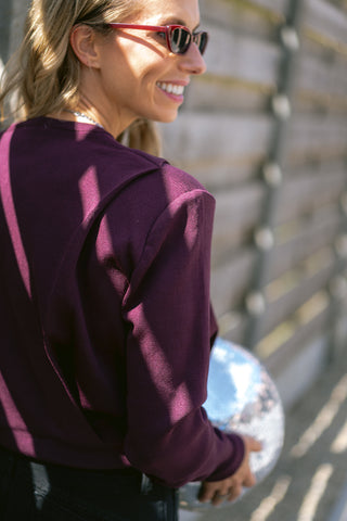 Vispana Knit Burgundy