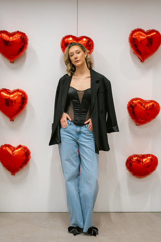 Vittorio Corset Top Black