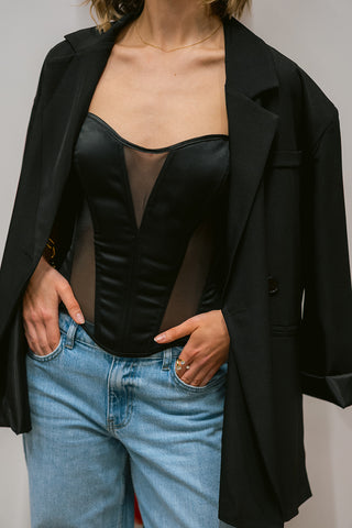 Vittorio Corset Top Black