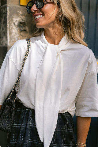 Viuliera Scarf T-Shirt White