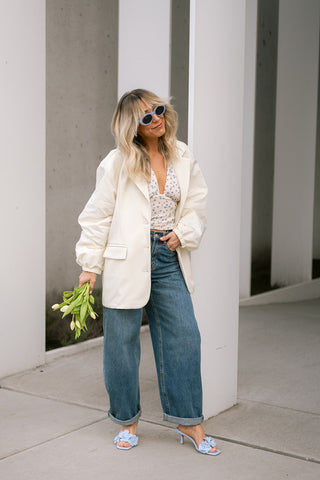 Lindi Jeans Barrel Dark Blue