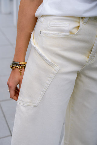 Wardie Barrel Jeans Yellow