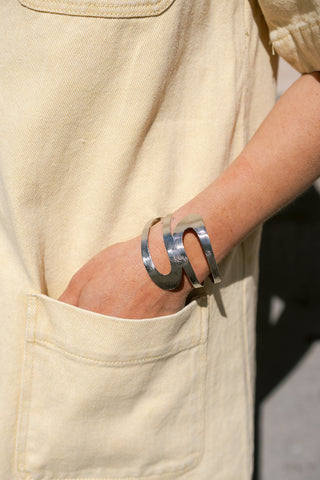 Wavy Bracelet Silver