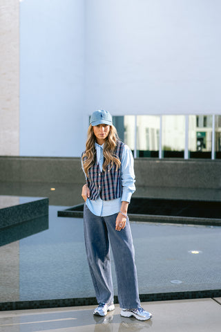 Willow Bow Shirt Blue