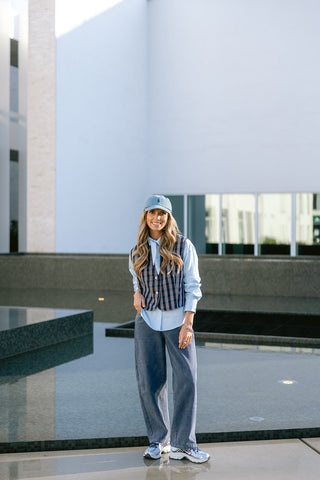 Willow Bow Shirt Blue