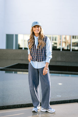 Willow Bow Shirt Blue