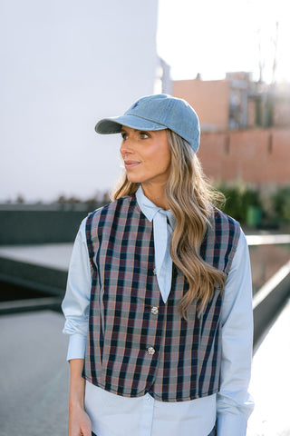 Willow Bow Shirt Blue