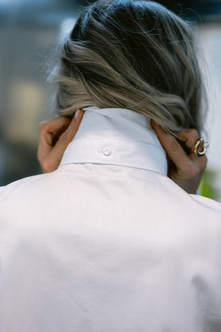 Willow Bow Shirt White