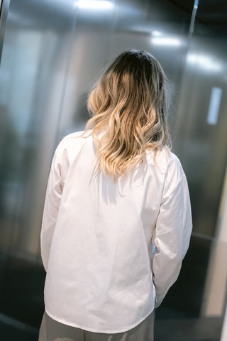 Willow Bow Shirt White