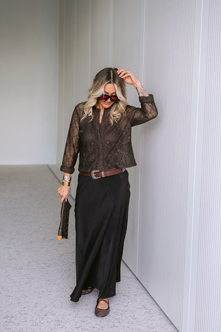 Yaya Skirt Brown