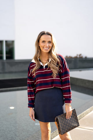 Yvette Polo Burgundy