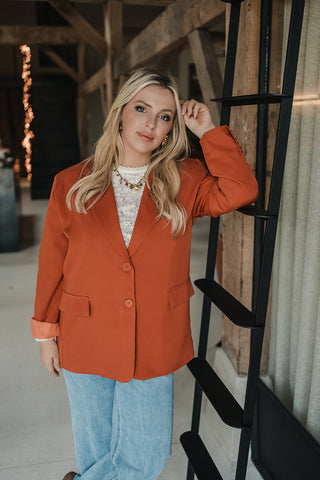 Edith Blazer Orange