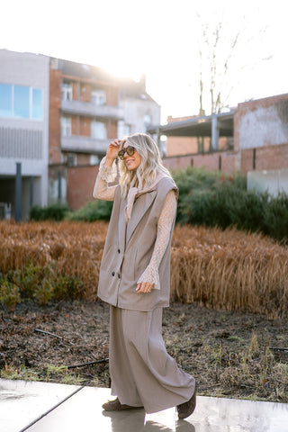 Zaria Trousers Taupe