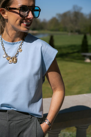 Zaya T-shirt Light Blue