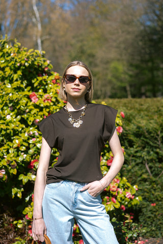 Zaya T-shirt Brown