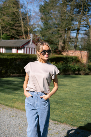 Zaya T-shirt Taupe
