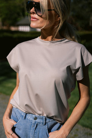 Zaya T-shirt Taupe