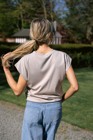 Zaya T-shirt Taupe