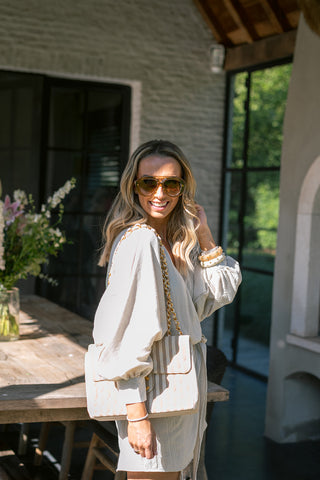 Zélora Dress Beige