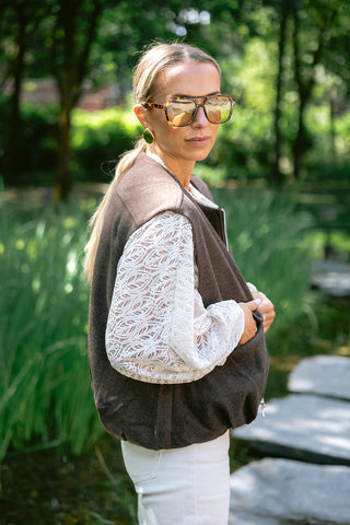 Zephyra Gilet Brown