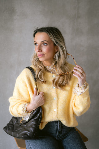 Zinnia Cardigan Yellow