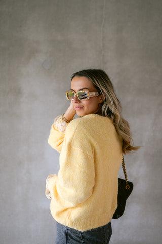 Zinnia Cardigan Yellow