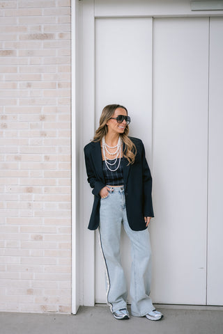 Zoé-Louise Bandeau Top Blue