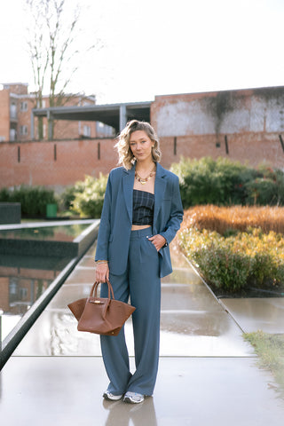 Zoé-Louise Bandeau Top Blue