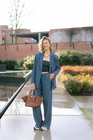Zoé-Louise Bandeau Top Blue