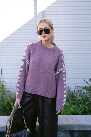 Zoey Knit Mauve