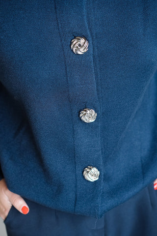 Adeluna Cardigan Navy