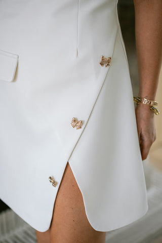Luciano Dress White