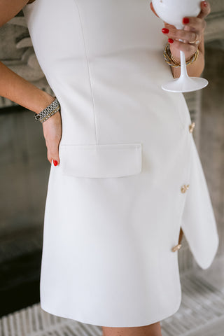 Luciano Dress White