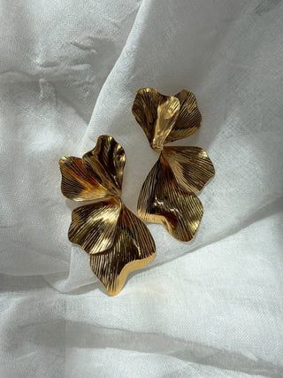 Flora Earrings Gold