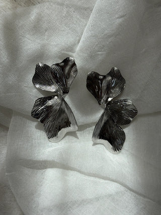Flora Earrings Silver