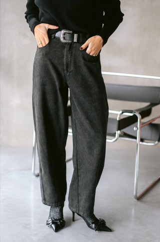 Nini Denim Trousers Black