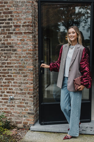 Maeve Blazer Burgundy